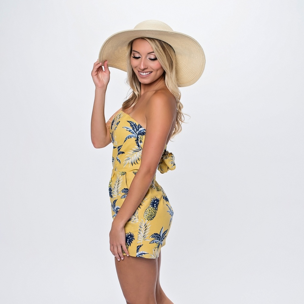 Pineapple romper